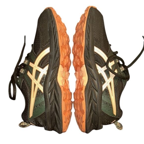 ASICS Orange & Black Kids Lace up Sneakers(Size 1.5) - Picture 2 of 9